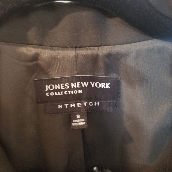 Jones New York Collection Stretch Black Blazer - Picture 5 of 6